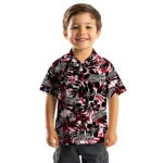 Carolina Hurricanes Hawaiian Shirt – Hibiscus Overlay