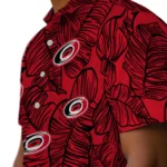 Carolina Hurricanes Hawaiian Shirt – Leaf Outline