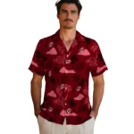 Carolina Hurricanes Hawaiian Shirt – Palm And Clouds
