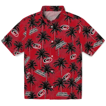 carolina hurricanes palm grove red hawaiian shirts best selling