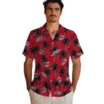 Carolina Hurricanes Hawaiian Shirt – Palm Tree Motif