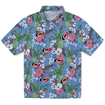 carolina hurricanes pineapple bouquet best sky blue hawaiian shirts best selling