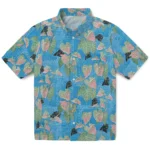 Carolina Panthers Hawaiian Shirt – Anthurium Overlay