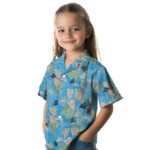 Carolina Panthers Hawaiian Shirt – Anthurium Overlay