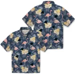 Carolina Panthers Hawaiian Shirt – Flamingo Hibiscus