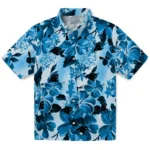Carolina Panthers Hawaiian Shirt – Hibiscus Arrangement