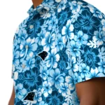 Carolina Panthers Hawaiian Shirt – Hibiscus Blooms