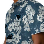 Carolina Panthers Hawaiian Shirt – Hibiscus Flowers