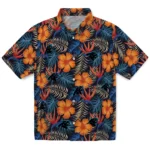 Carolina Panthers Hawaiian Shirt – Hibiscus Foliage