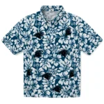 Carolina Panthers Hawaiian Shirt – Hibiscus Motif