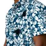 Carolina Panthers Hawaiian Shirt – Hibiscus Motif