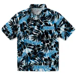 Carolina Panthers Hawaiian Shirt – Hibiscus Overlay