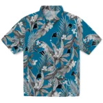 Carolina Panthers Hawaiian Shirt – Palm Leaves