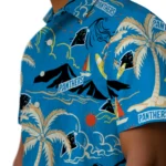 Carolina Panthers Hawaiian Shirt – Palm Tree Island