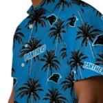 Carolina Panthers Hawaiian Shirt – Palm Tree Motif