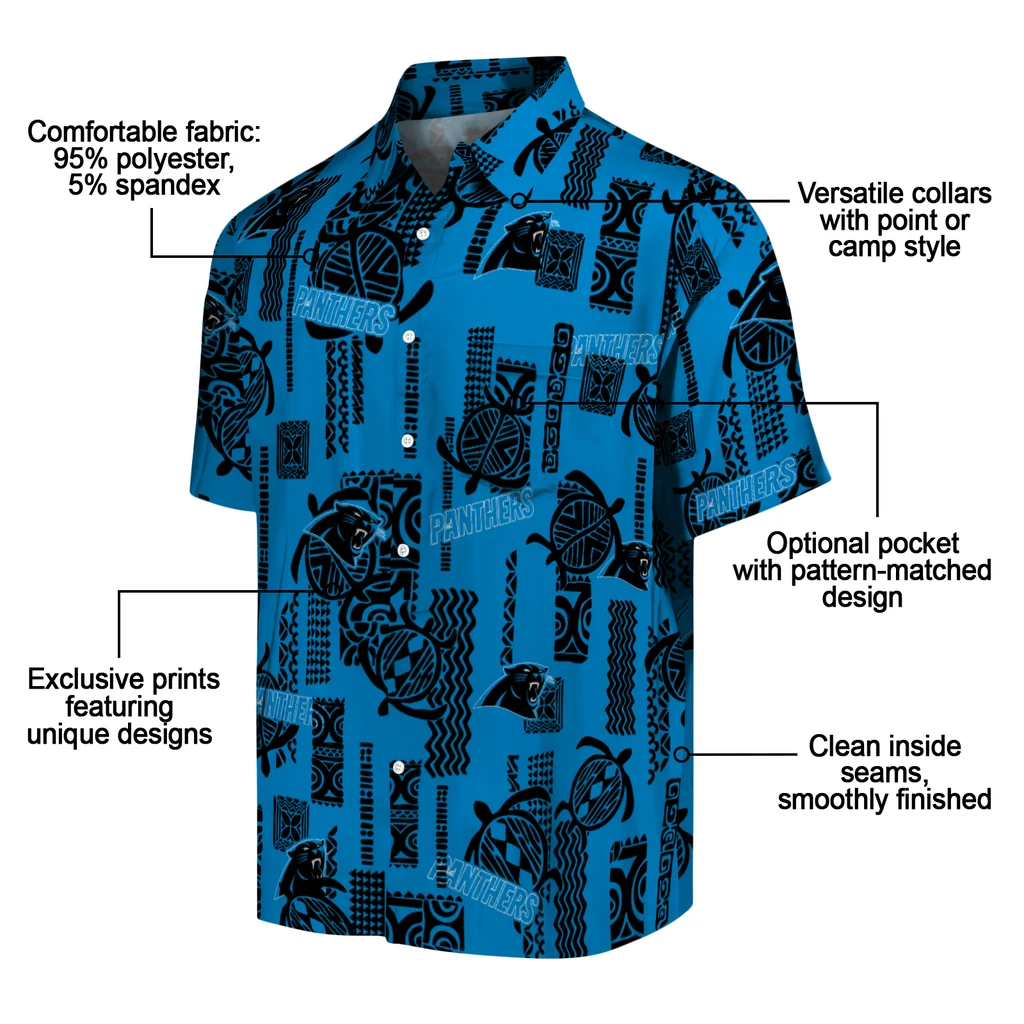 Carolina Panthers Hawaiian Shirt - Turtle Lines carolina panthers turtle lines blue hawaiian shirts new arrival