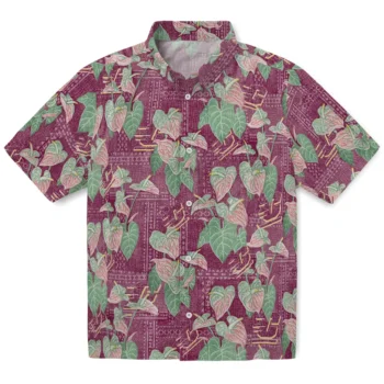 central michigan chippewas anthurium overlay maroon hawaiian shirts best selling