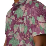 Central Michigan Chippewas Hawaiian Shirt – Anthurium Overlay
