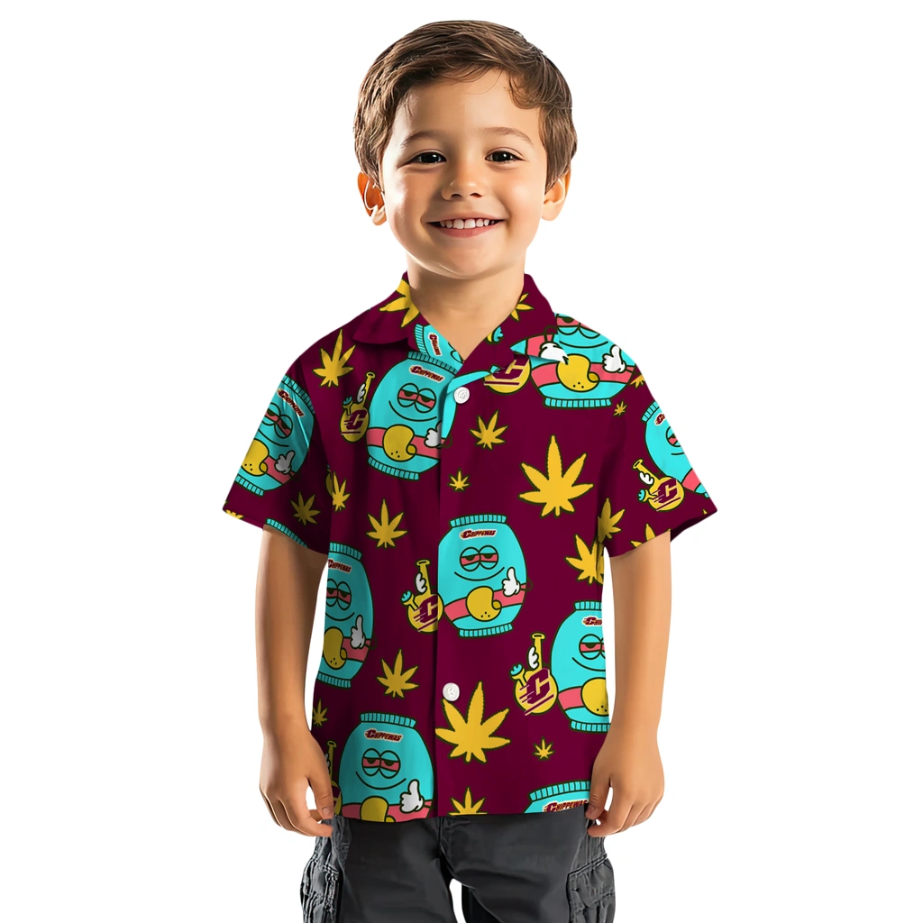 Central Michigan Chippewas Hawaiian Shirt - Chill Vibe central michigan chippewas bong smile maroon hawaiian shirts top rated
