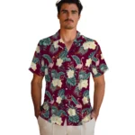 Central Michigan Chippewas Hawaiian Shirt – Flamingo and Hibiscus