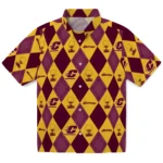 Central Michigan Chippewas Hawaiian Shirt – Golfing Plaid
