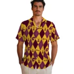 Central Michigan Chippewas Hawaiian Shirt – Golfing Plaid