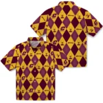 Central Michigan Chippewas Hawaiian Shirt – Golfing Plaid