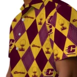Central Michigan Chippewas Hawaiian Shirt – Golfing Plaid
