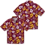 Central Michigan Chippewas Hawaiian Shirt – Hibiscus Flower Design