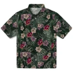 Central Michigan Chippewas Hawaiian Shirt – Hibiscus Leaves Pattern