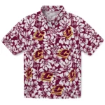 Central Michigan Chippewas Hawaiian Shirt – Hibiscus Motif