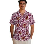 Central Michigan Chippewas Hawaiian Shirt – Hibiscus Motif
