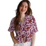Central Michigan Chippewas Hawaiian Shirt – Hibiscus Motif