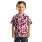 Central Michigan Chippewas Hawaiian Shirt – Hibiscus Motif