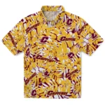 Central Michigan Chippewas Hawaiian Shirt – Hibiscus Overlay