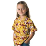 Central Michigan Chippewas Hawaiian Shirt – Hibiscus Overlay