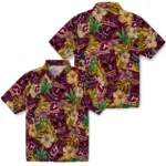 Central Michigan Chippewas Hawaiian Shirt – Hibiscus Tiki Jungle