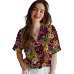 Central Michigan Chippewas Hawaiian Shirt – Hibiscus Tiki Jungle