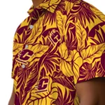 Central Michigan Chippewas Hawaiian Shirt – Monstera Layer