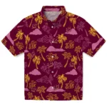 Central Michigan Chippewas Hawaiian Shirt – Palm And Clouds
