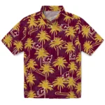 Central Michigan Chippewas Hawaiian Shirt – Palm Tree Motif