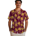 Central Michigan Chippewas Hawaiian Shirt – Palm Tree Motif