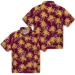 Central Michigan Chippewas Hawaiian Shirt – Palm Tree Motif