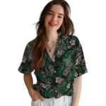 Charlotte 49ers Hawaiian Shirt – Hibiscus Leaves Pattern