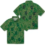 Charlotte 49ers Hawaiian Shirt – Leaf Outline