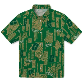 charlotte 49ers turtle lines green hawaiian shirts best selling