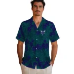 Charlotte Hornets Hawaiian Shirt – 50th State Flower