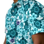Charlotte Hornets Hawaiian Shirt – Hibiscus Blooms