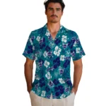 Charlotte Hornets Hawaiian Shirt – Hibiscus Flower Design