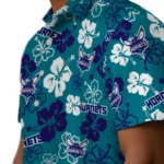 Charlotte Hornets Hawaiian Shirt – Hibiscus Flower Design